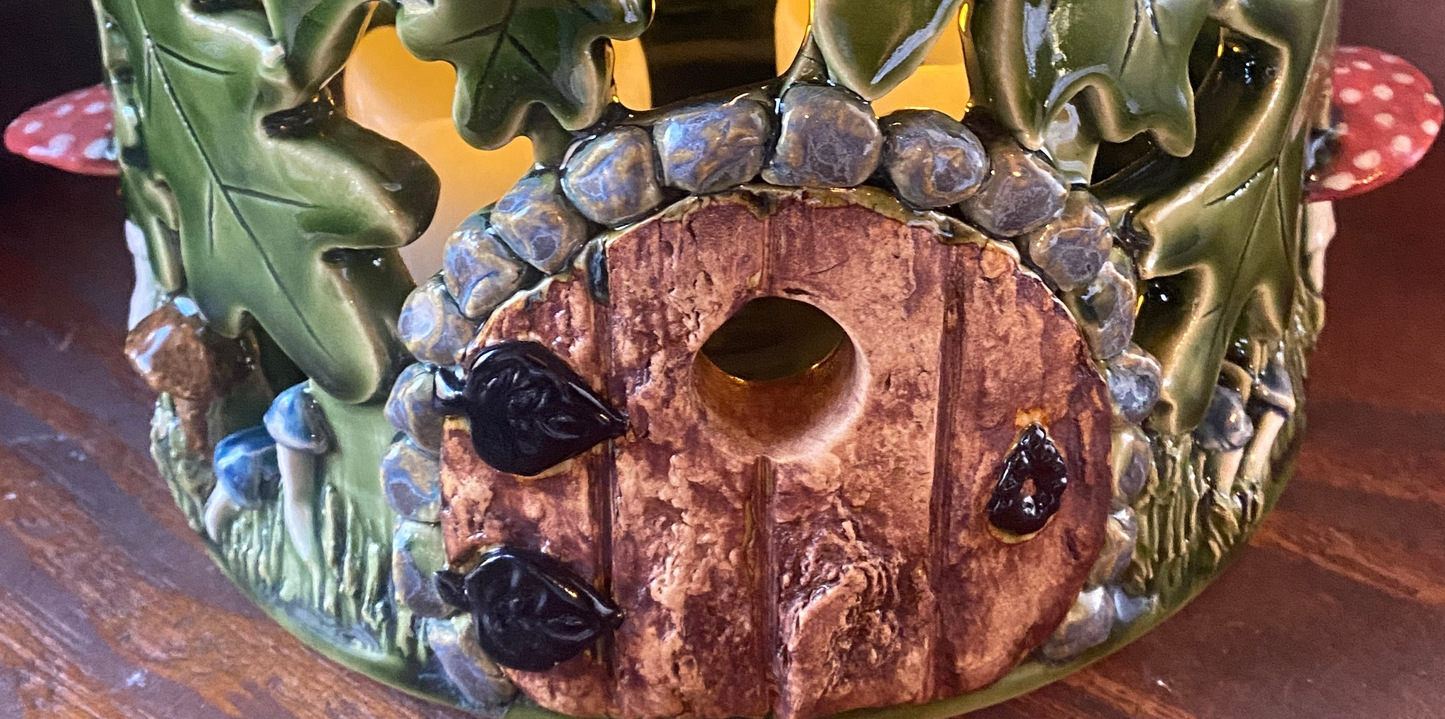 XL Highly Decorated Moon Door Lantern