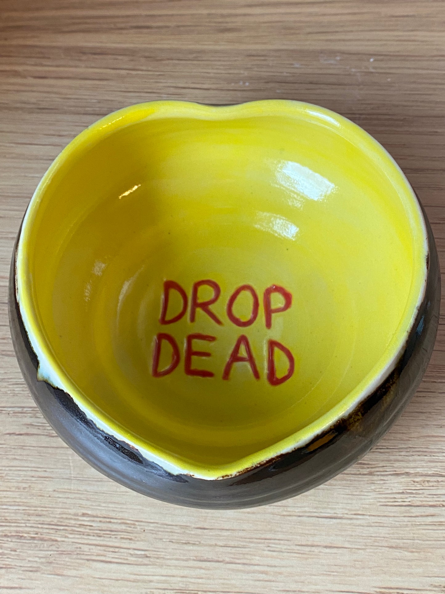 Anti Valentine Bowl "Drop Dead"