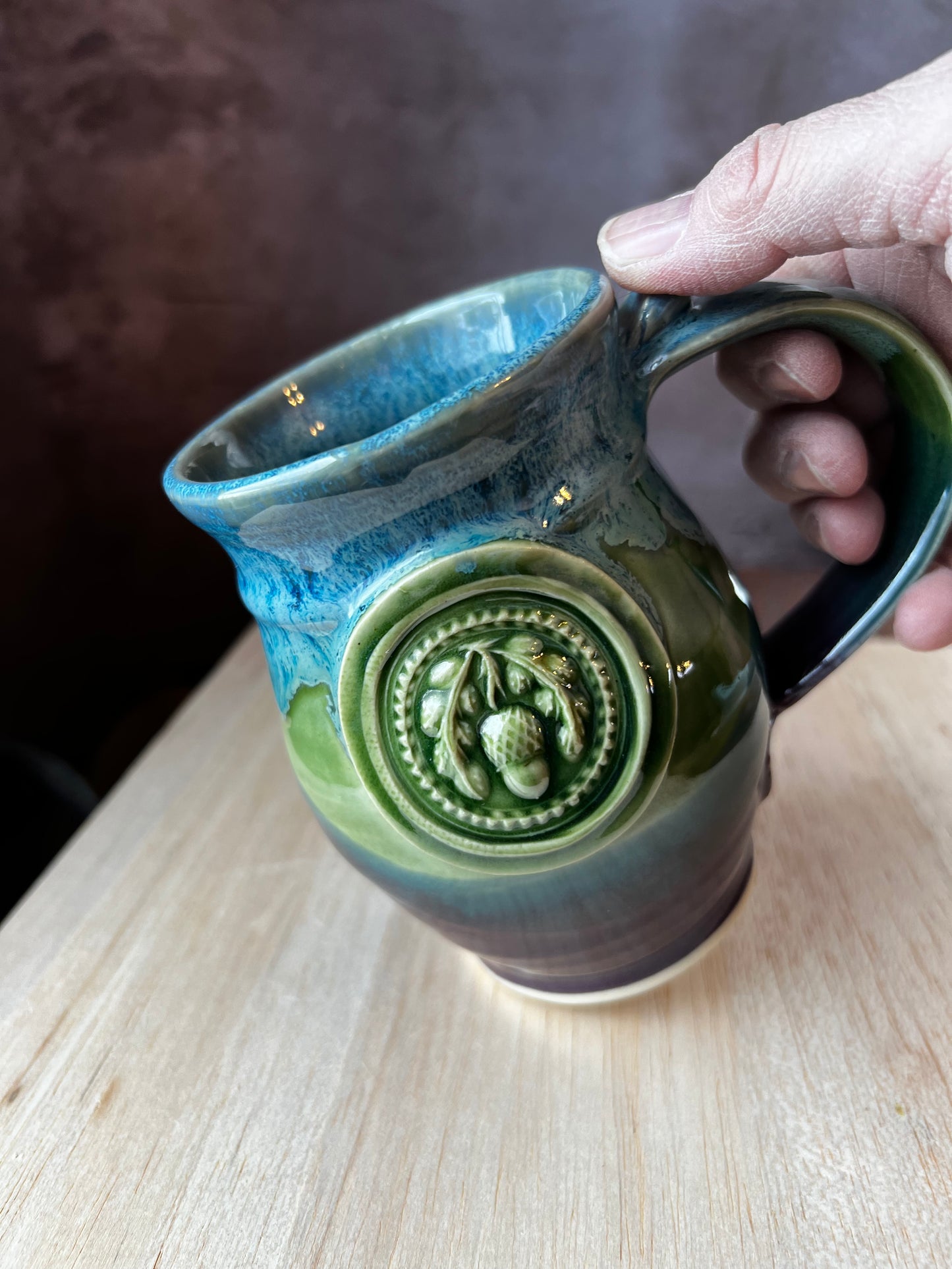Acorn mug (lefty)
