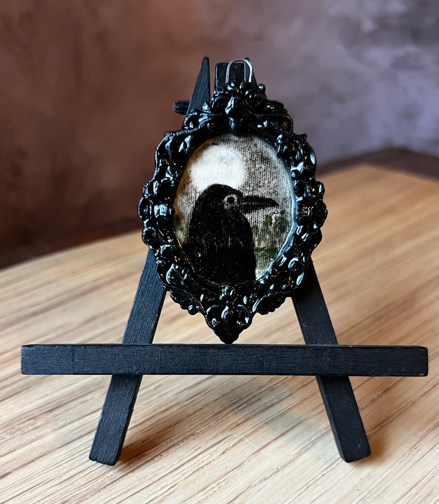 Raven Moon pendant