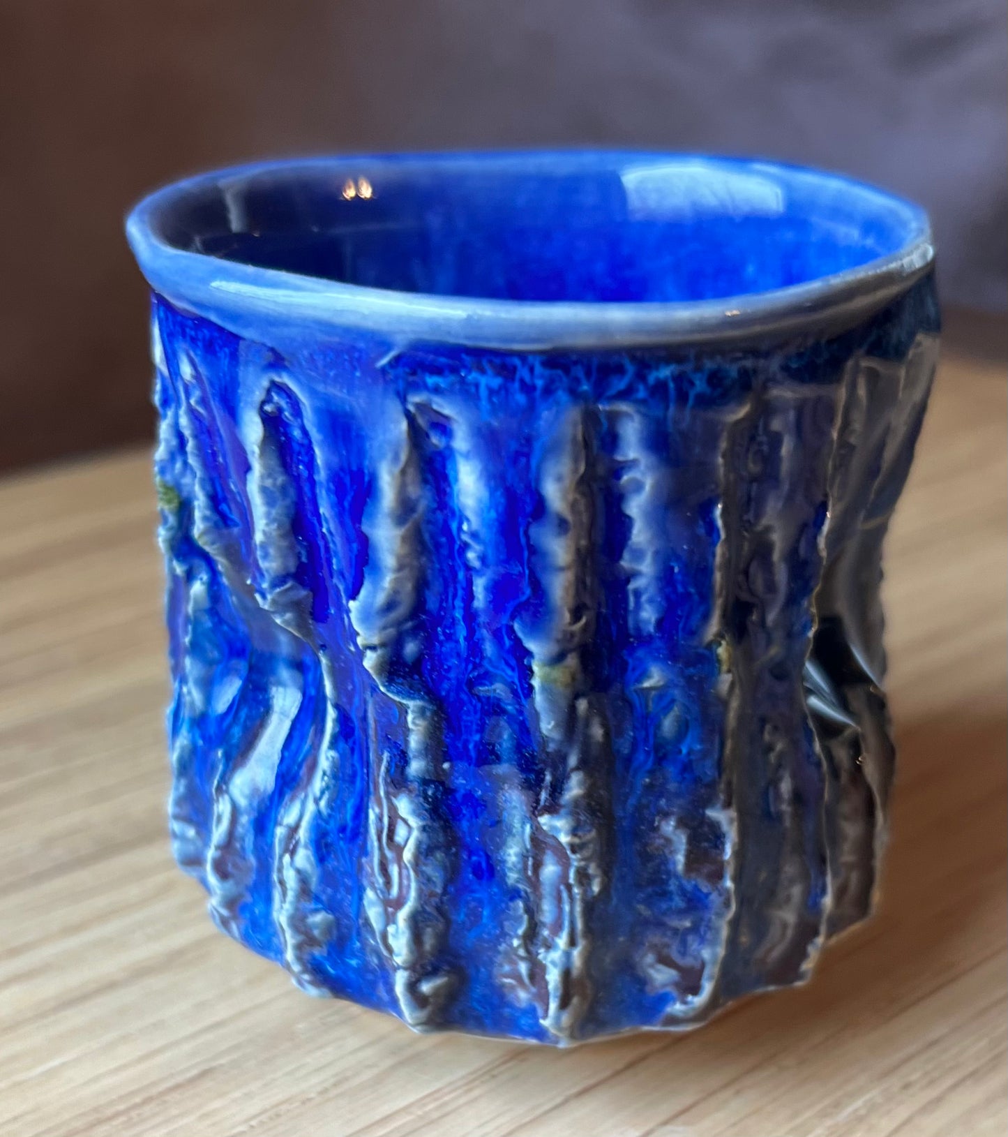 Whiskey Cup, blue
