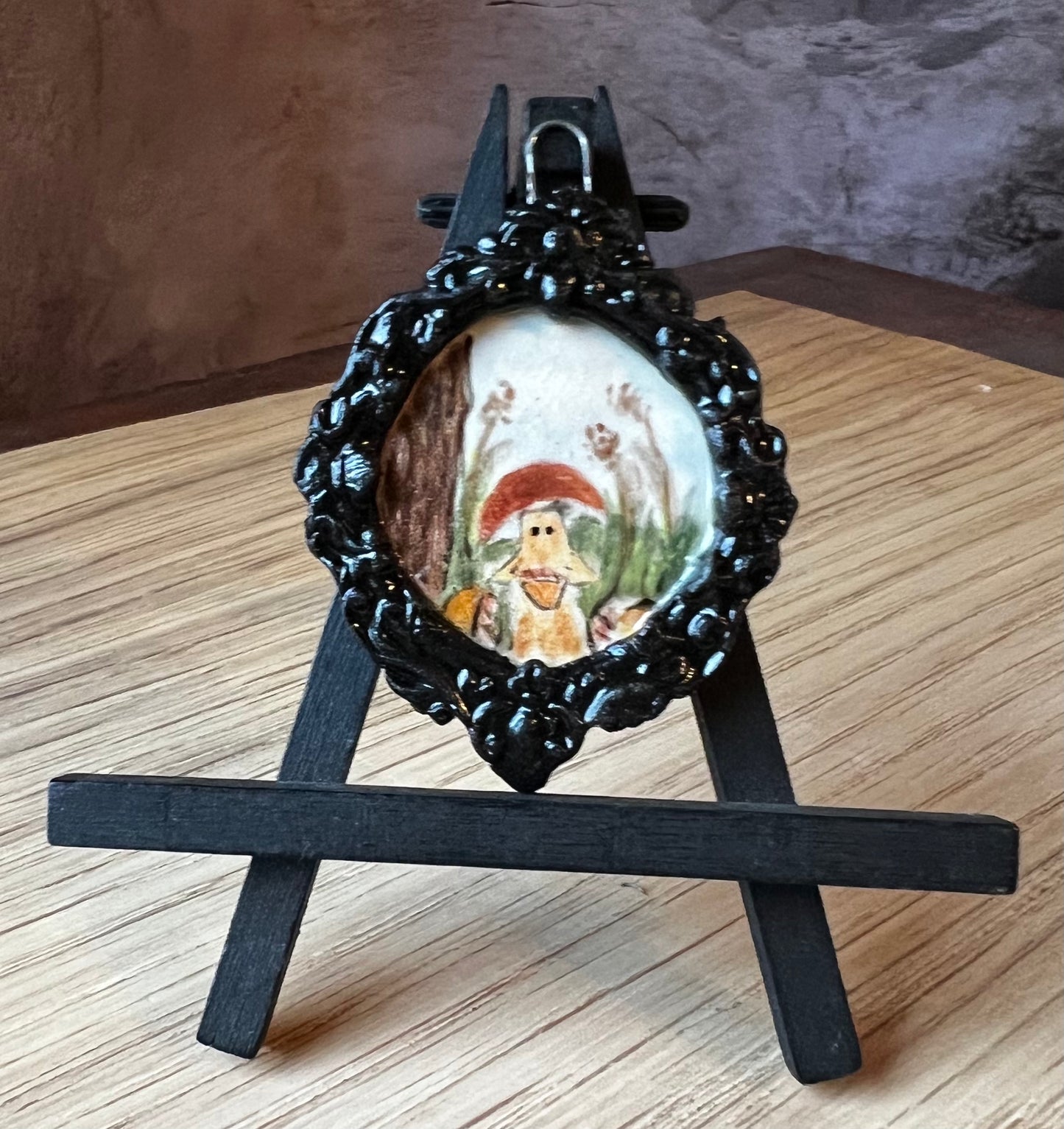 The Acorn Gatherer pendant