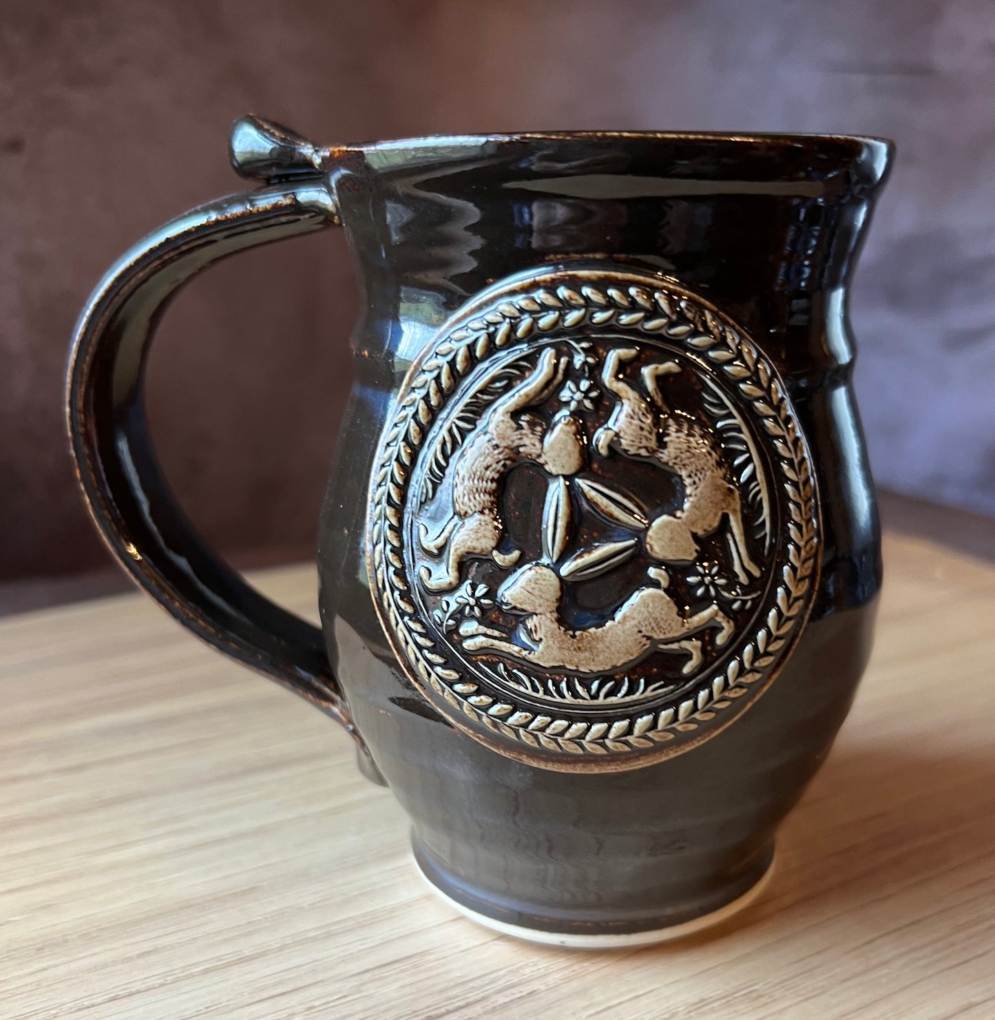 Three Hares mug