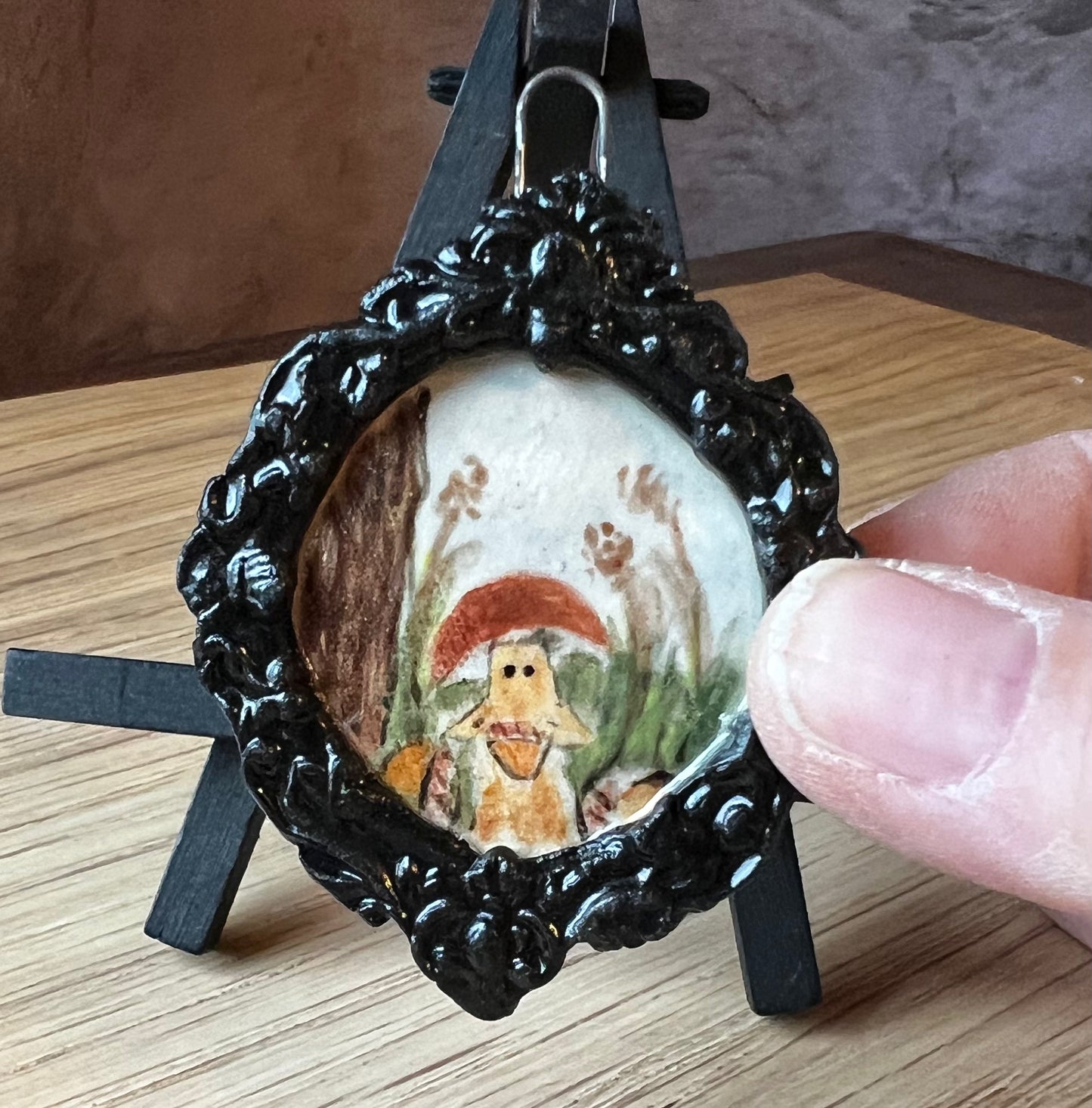 The Acorn Gatherer pendant