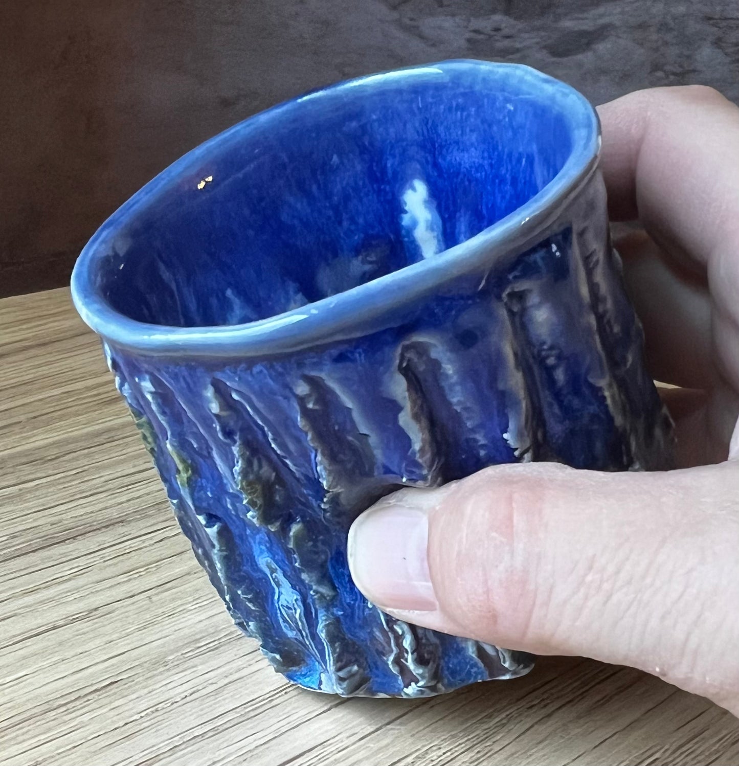 Whiskey Cup, blue