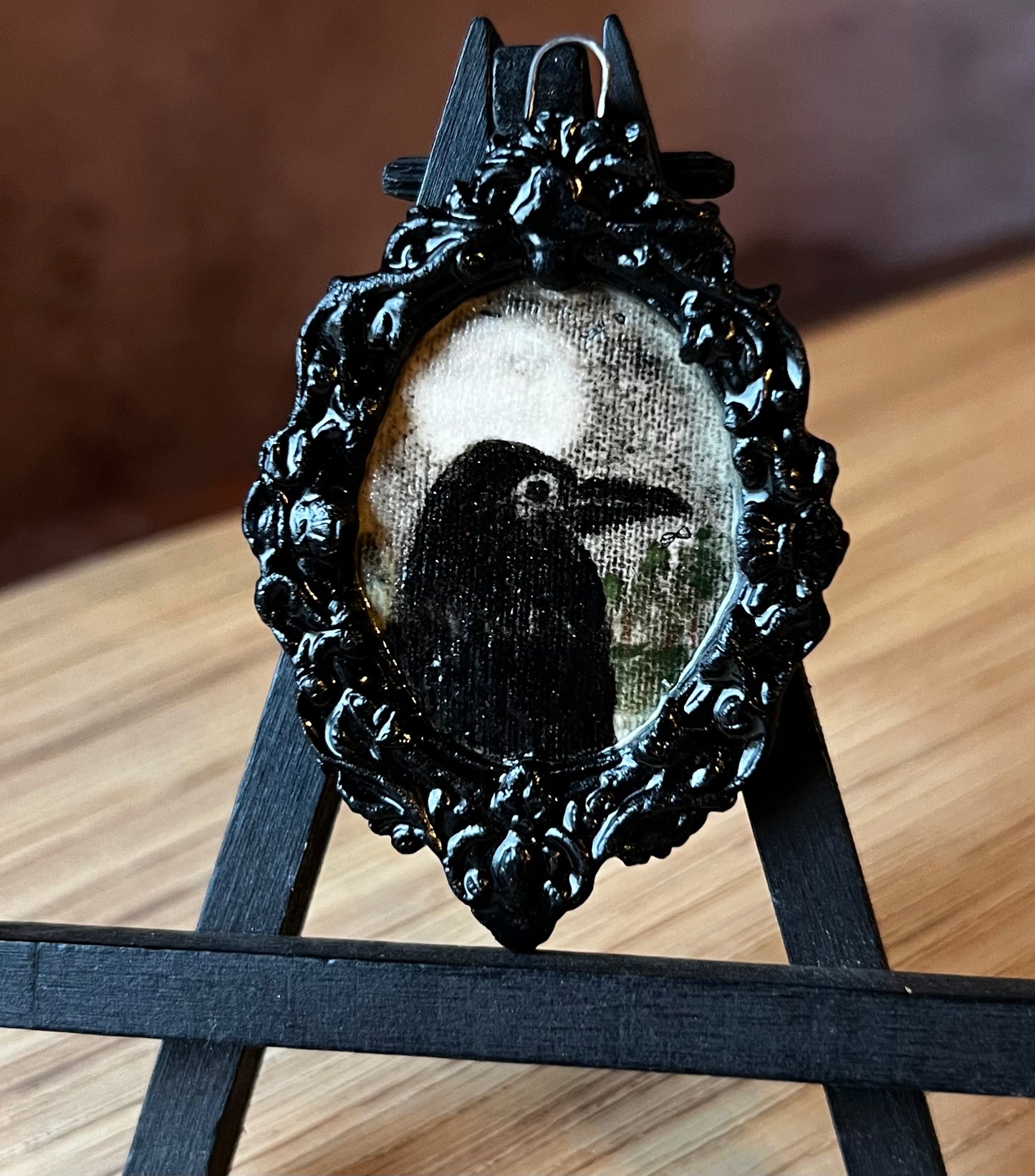 Raven Moon pendant