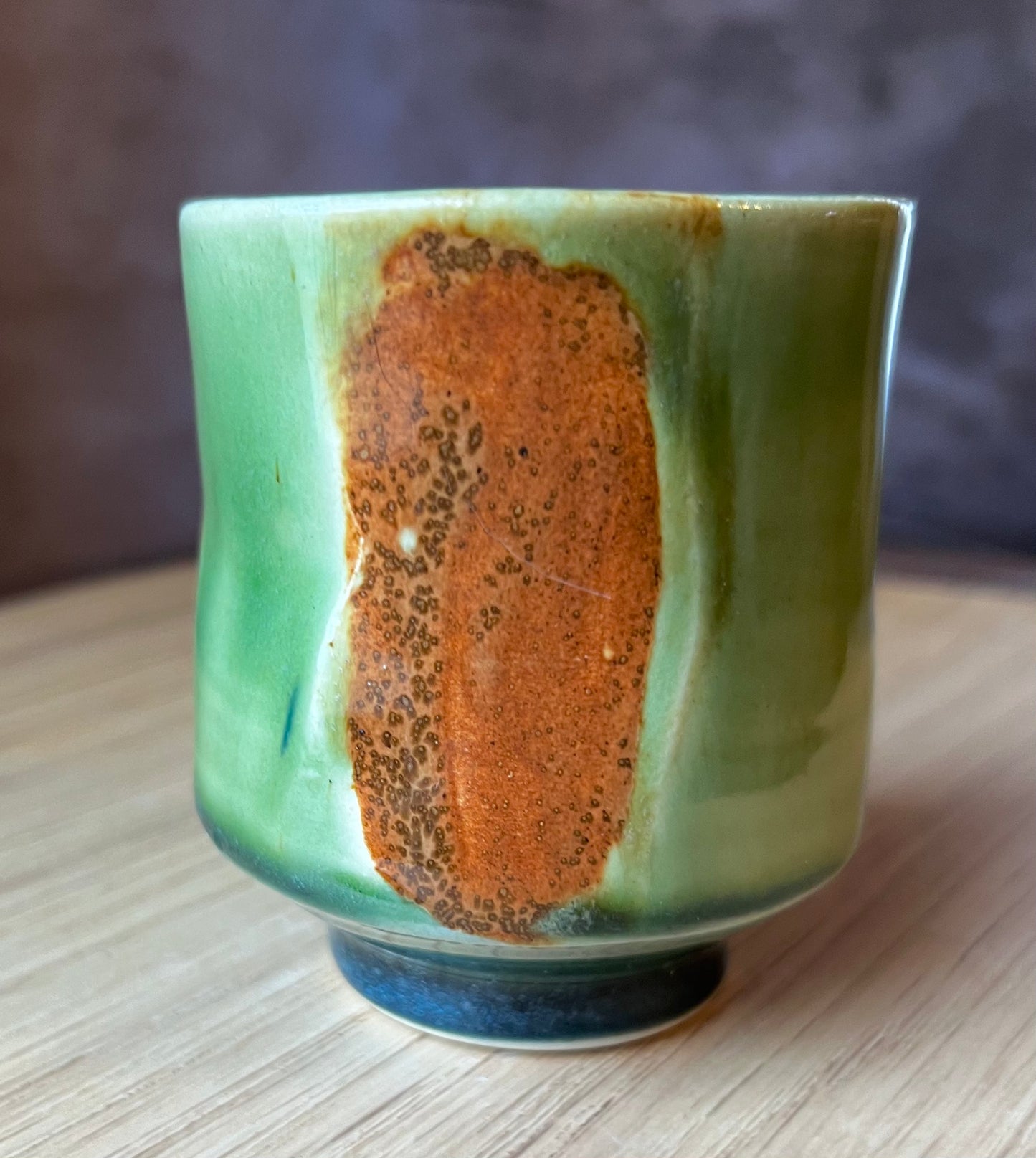 Whiskey Cup, brown/green