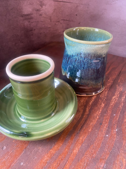 2 piece French Butter Keeper set