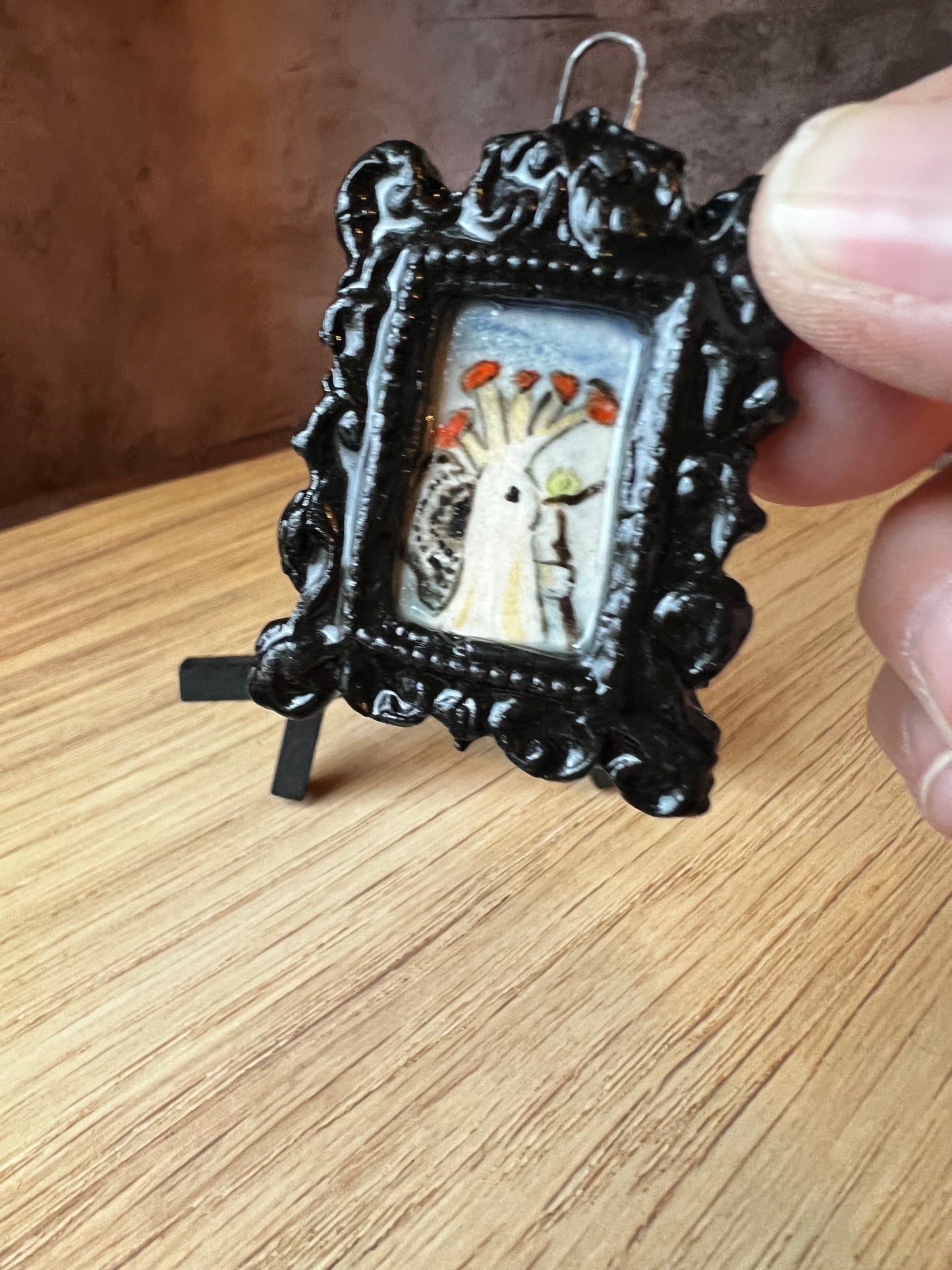 Mushroom Fairy Shaman pendant
