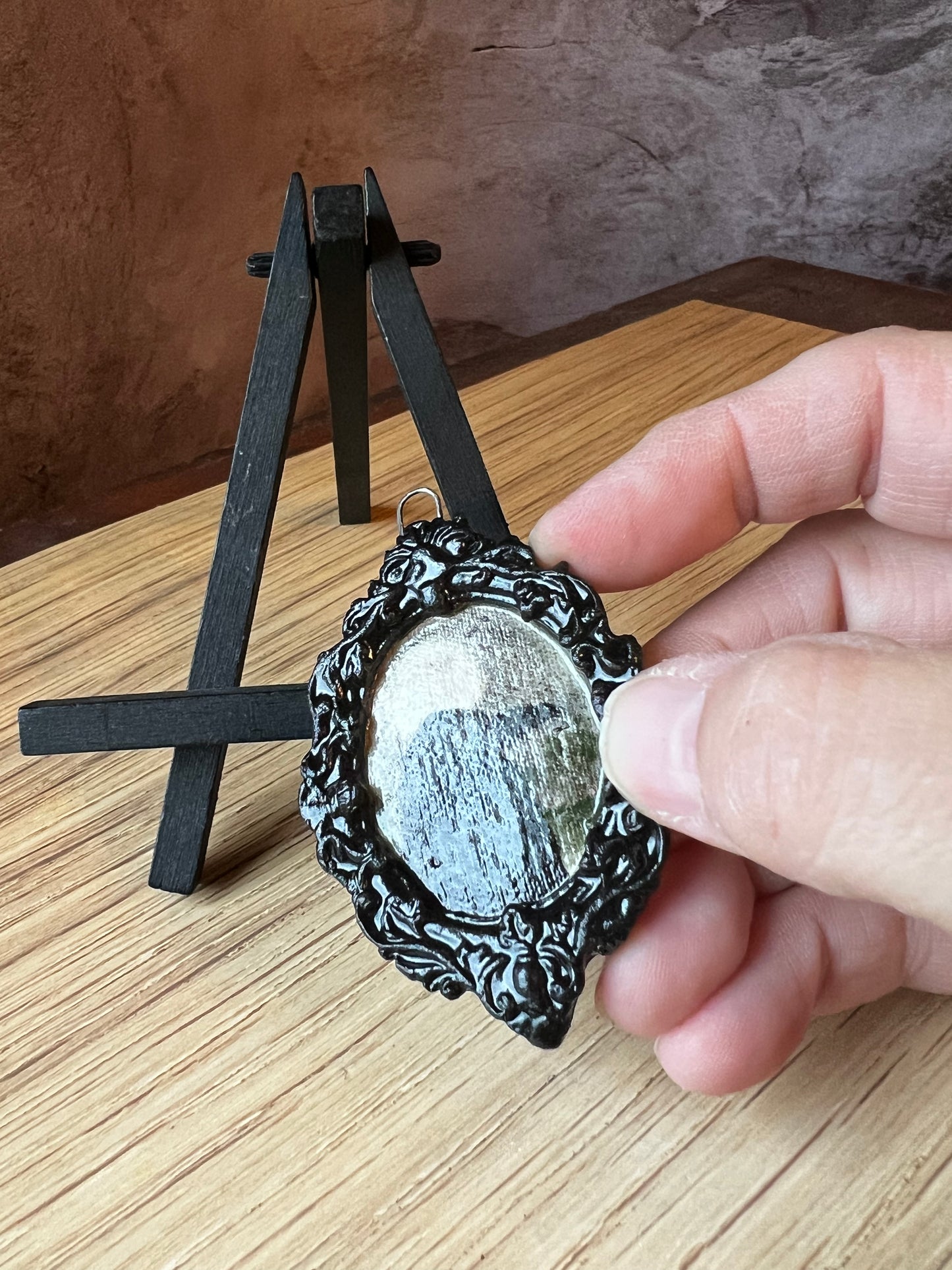 Raven Moon pendant