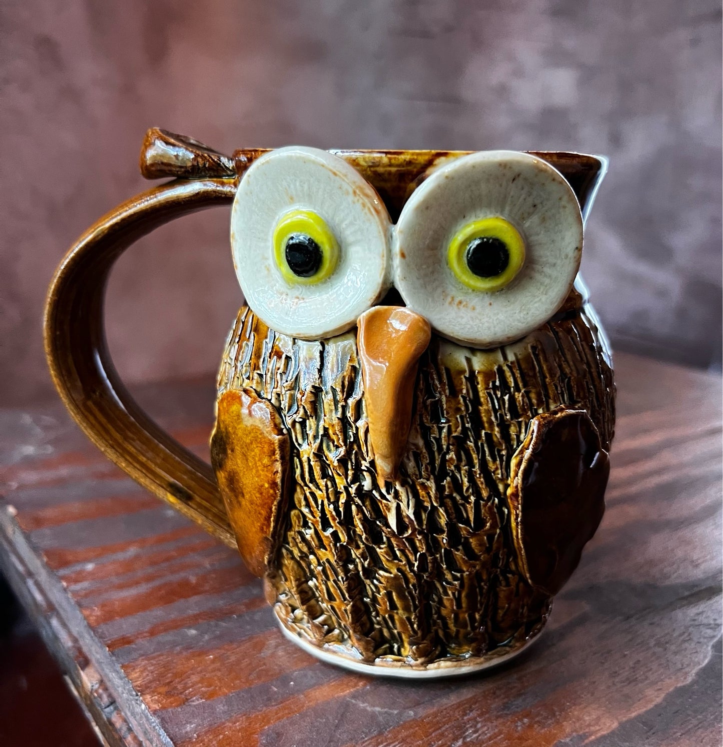 Rustic Owl mug