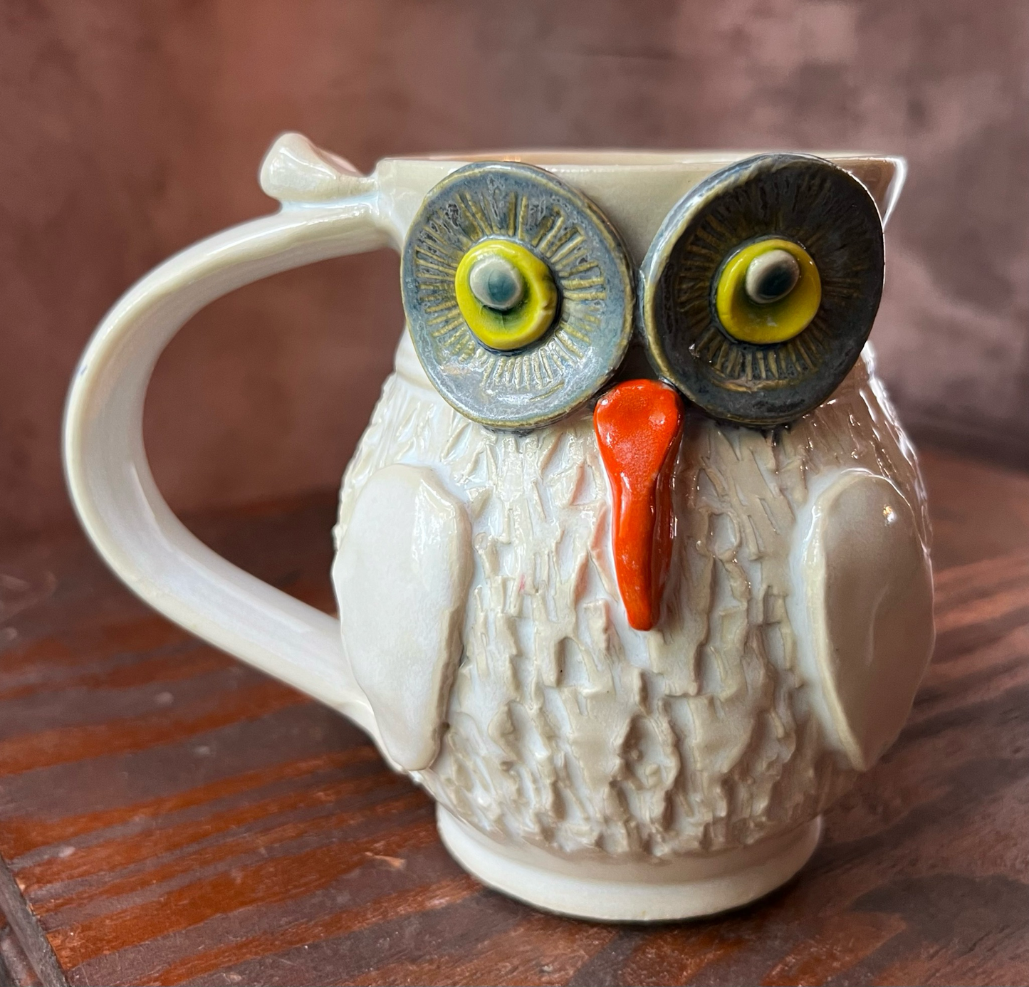 Rustic Owl mug