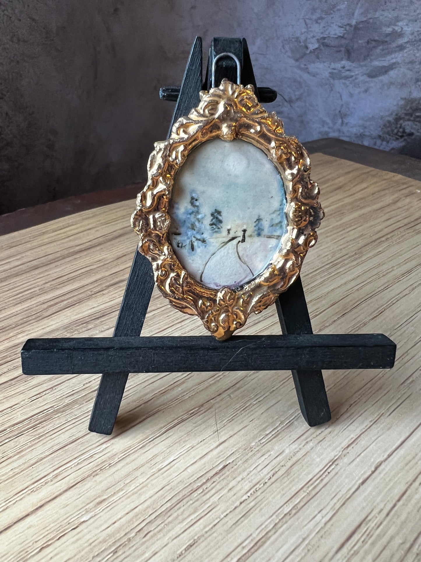 Snowy Path pendant