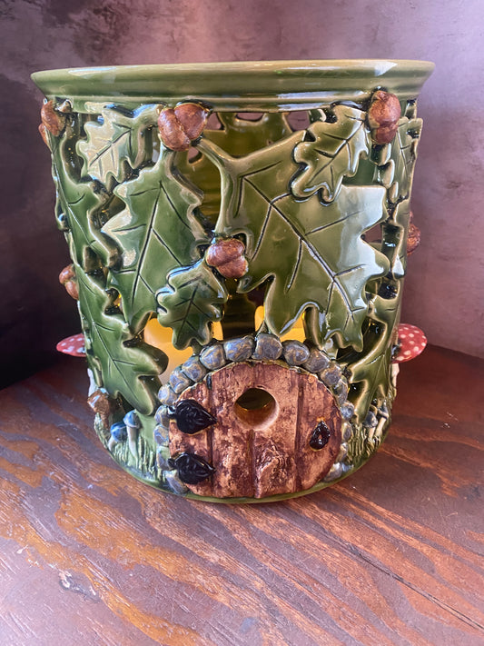 XL Highly Decorated Moon Door Lantern