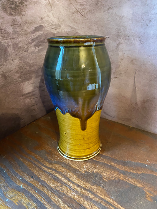 Vase in Brown Blue