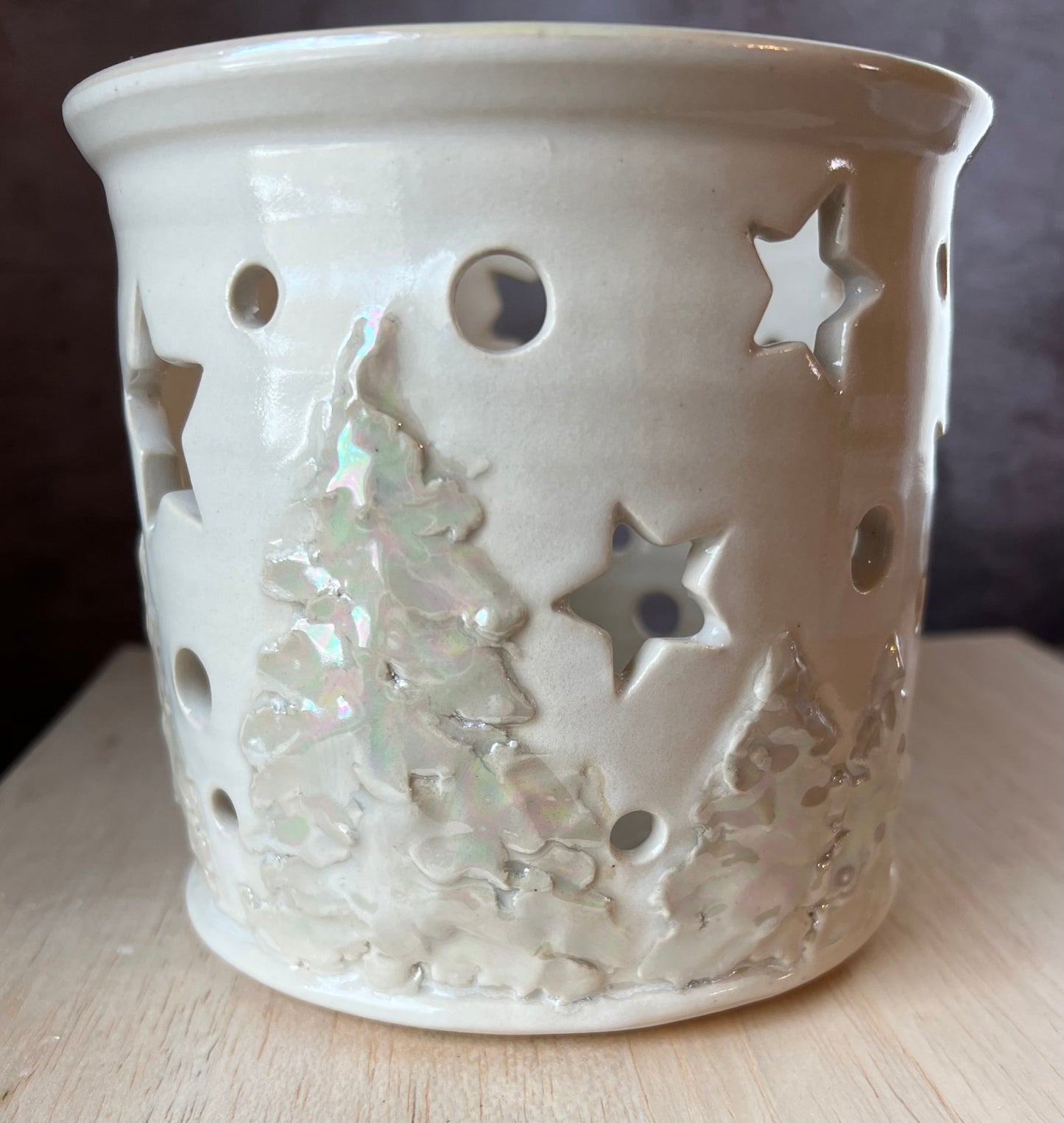 Snowy Night Lantern 2