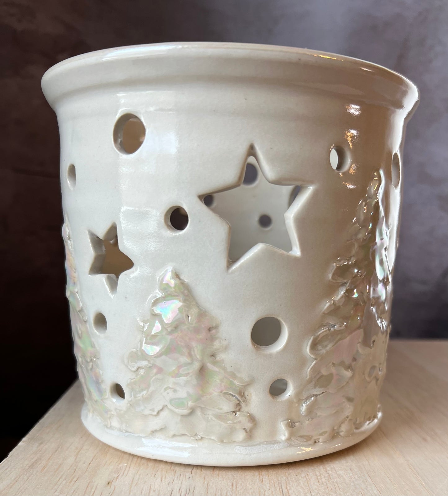 Snowy Night Lantern 2