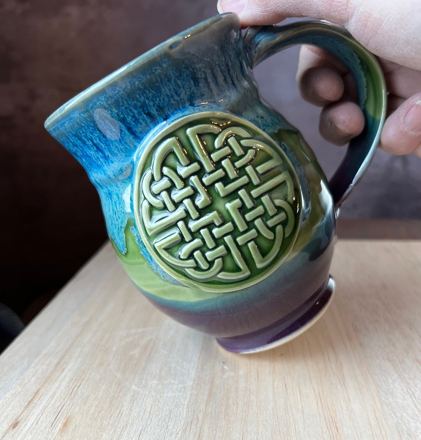 Celtic Knotwork mug (lefty)