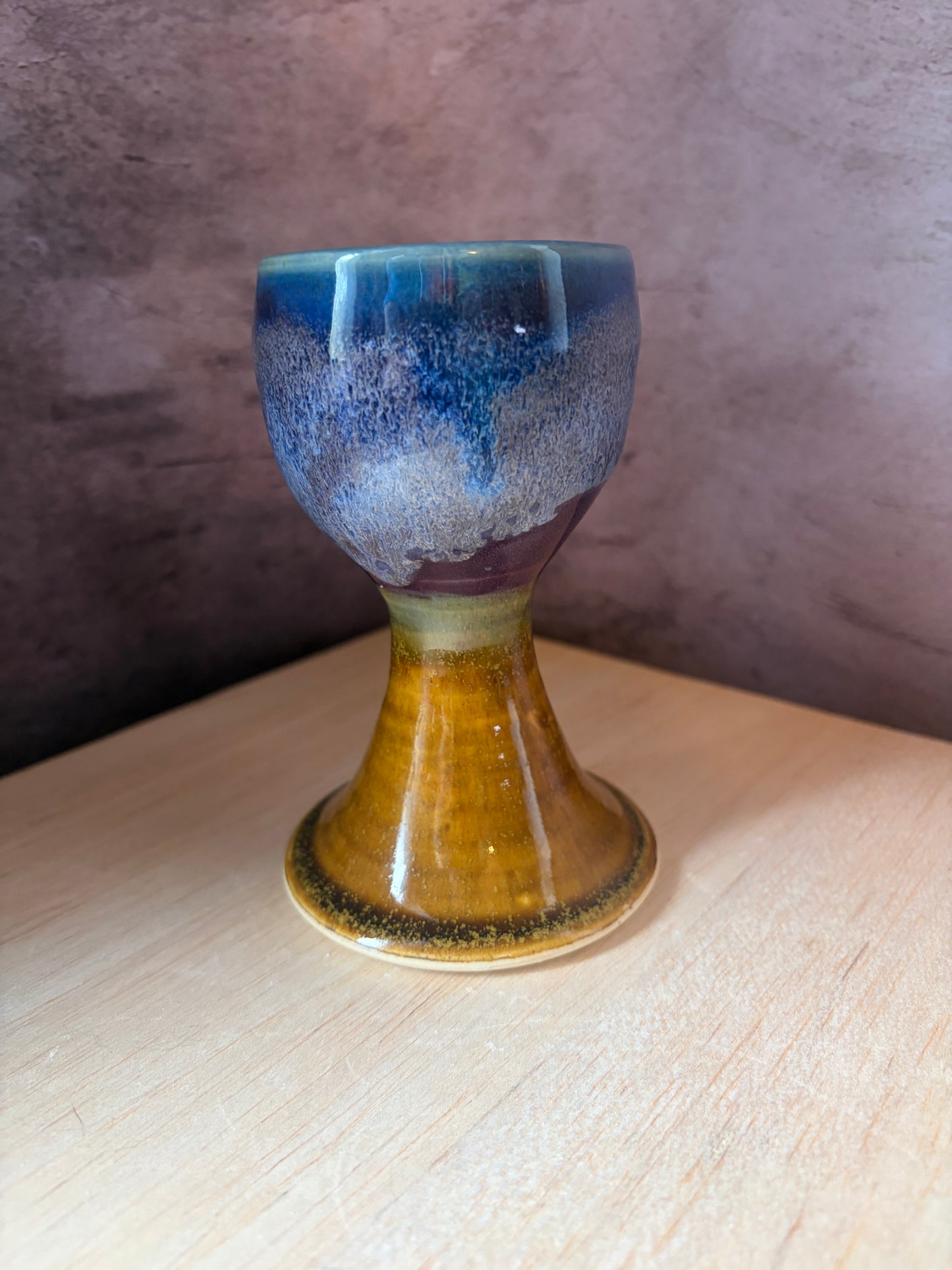 2.5 ounces stoneware goblet