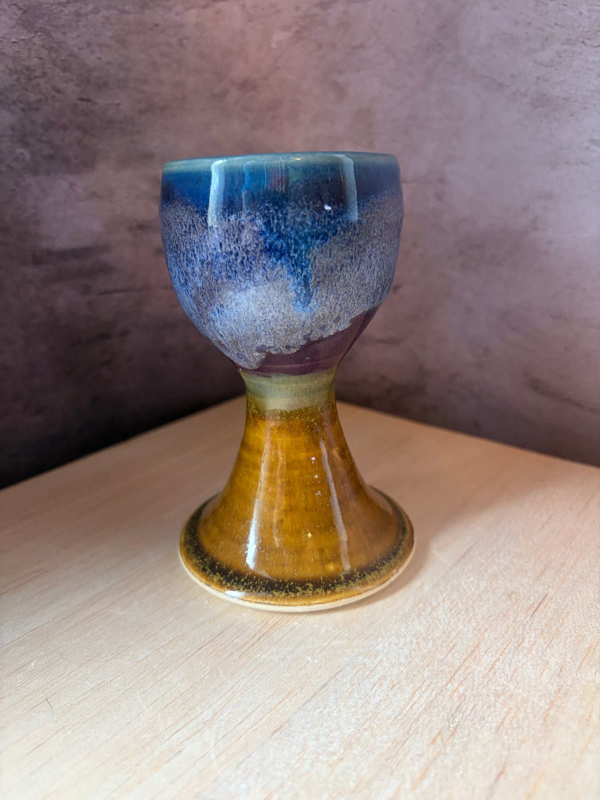 2.5 ounces stoneware goblet