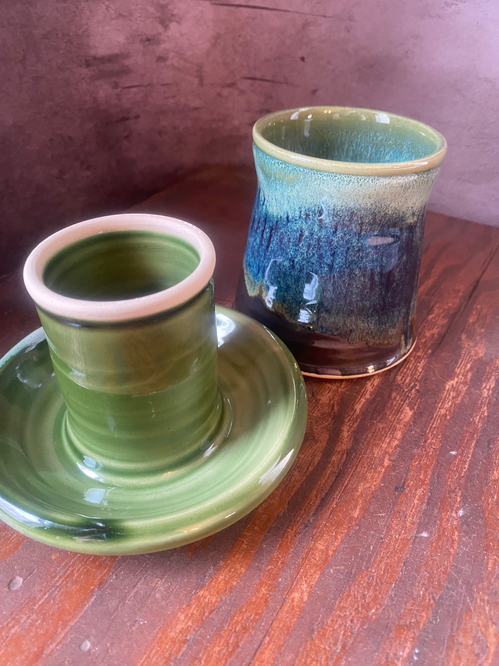2 piece French Butter Keeper set
